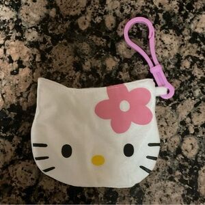 Hello Kitty White and Pink Coin Pouch